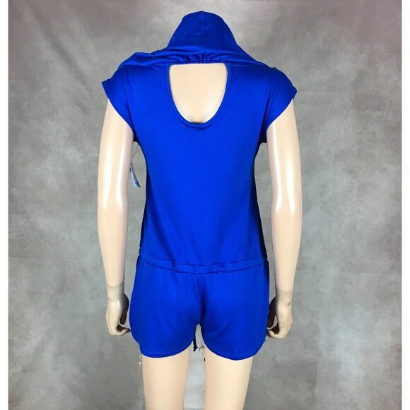 Material Girl Active City Love LOS ANGELES Hooded Romper NWT - Picture 6 of 7